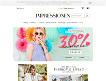 Tablet Screenshot of impressionen.ch